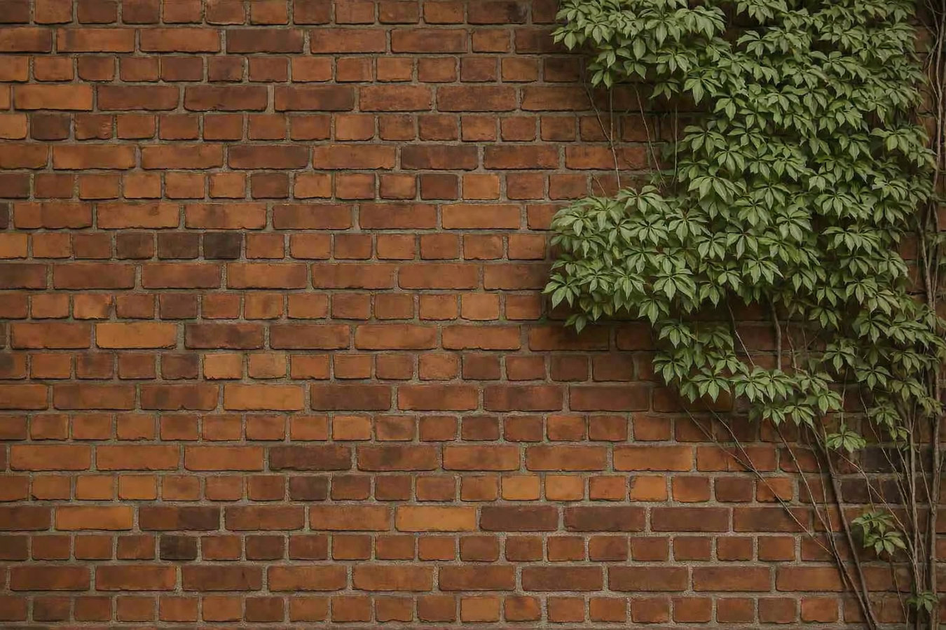 Brick wall installation
